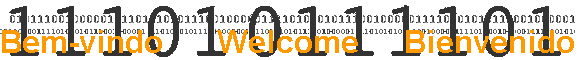 Bem-vindo      Welcome     Bienvenido